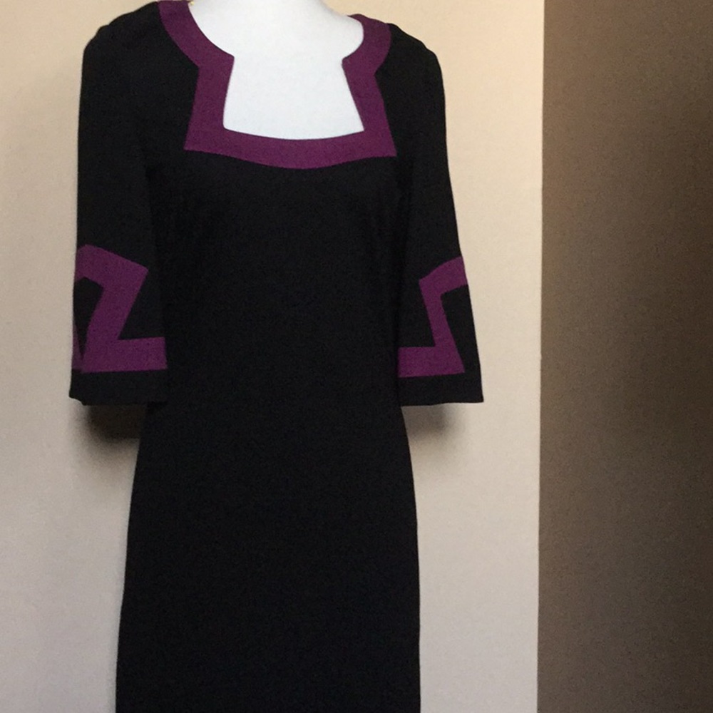 Trina Turk geometric trim dress